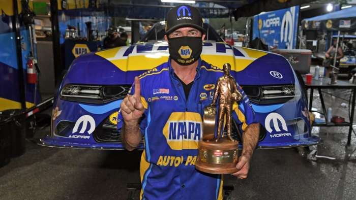 Ron Capps wins with his Dodge Charger at the Gatornationals