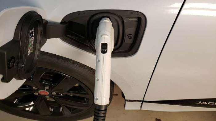 Image of Jaguar I-PACE charging by John Goreham