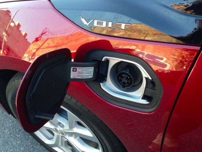 Chevy Volt charging