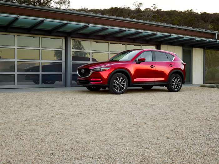 Mazda follows the Porsche model for vehicle sales.
