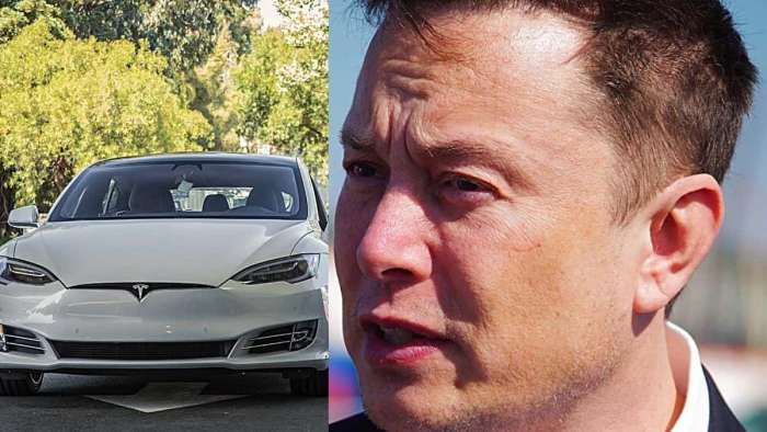 Elon Musk and Tesla Model S