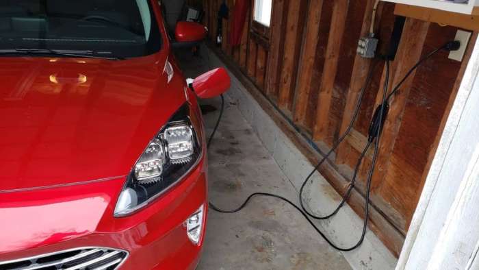 Image of EV charging by John Goreham