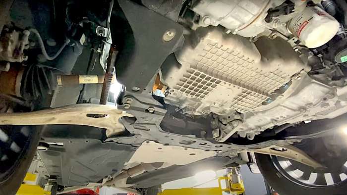 Ford Escort PTU has easy access for maintenance.