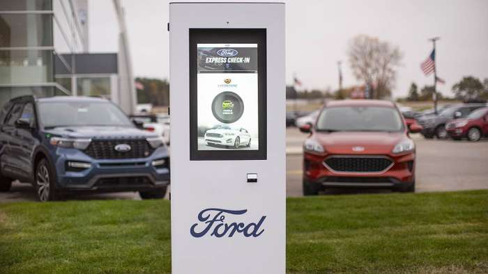 Ford digital kiosk