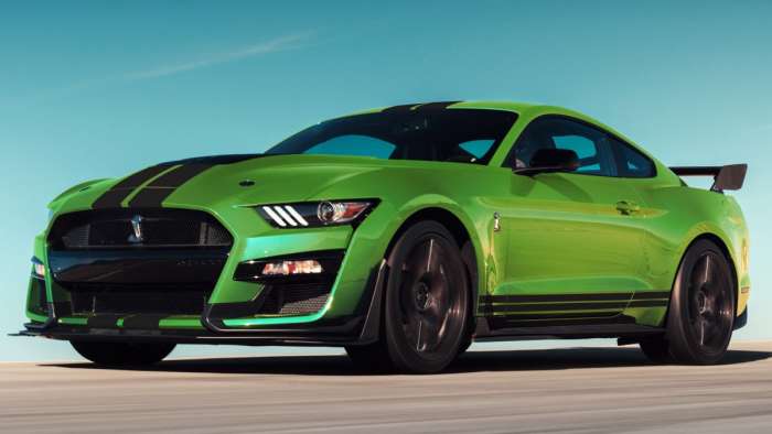 2020 Ford Mustang Shelby GT500 in Grabber Lime