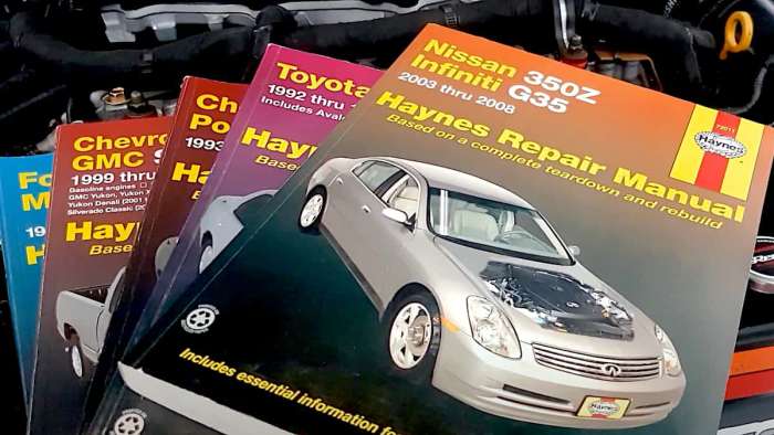 Check your repair estimates with a Haynes manual.