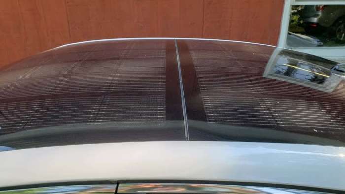 Hyundai Sonata solar roof image by John Goreham