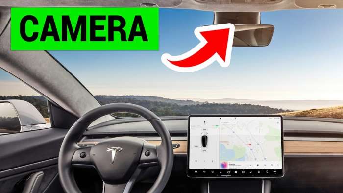 Tesla Model 3 Internal Camera