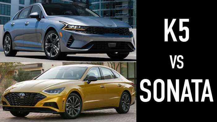 Kia K5 vs Hyundai Sonata