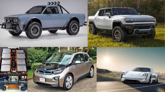 Electric Vehicles, Like The BMW i3, GMC HUMMER EV, Porsche Taycan, And This Alpha Wolf Concept Truck All Share One Thing: Batteries