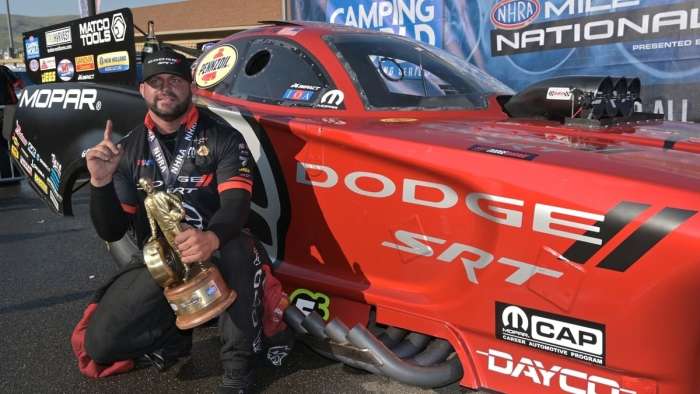Matt Hagan's Dodge Funny Car Wins the Mile-High NHRA Nationals