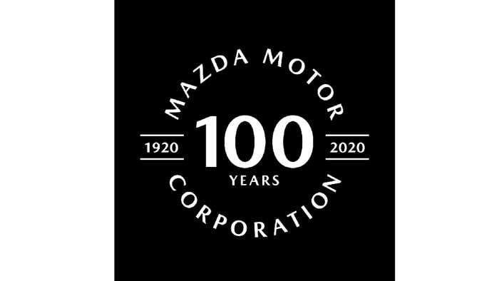 Mazda 100 years old logo