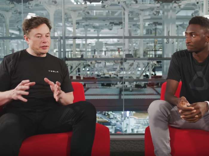 Elon Musk discusses $25K Tesla electric car.