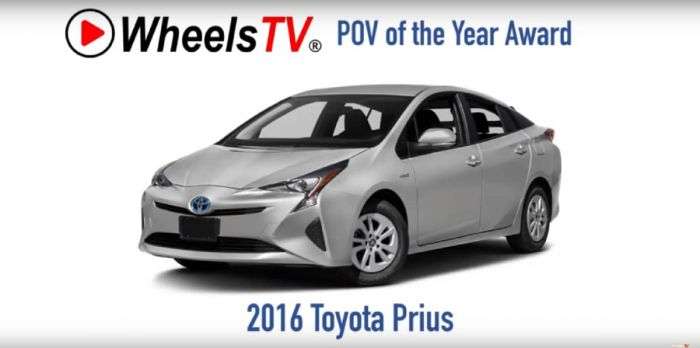 Toyota Prius earns Pre-Owned Vehicle Award. 