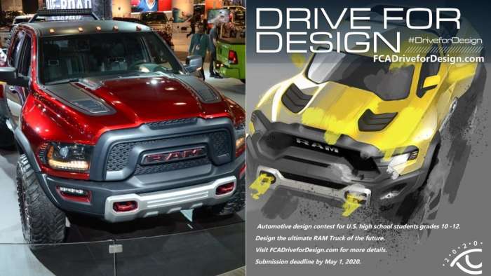 Ram TRX Rebel Concept and Drive for Design Poster