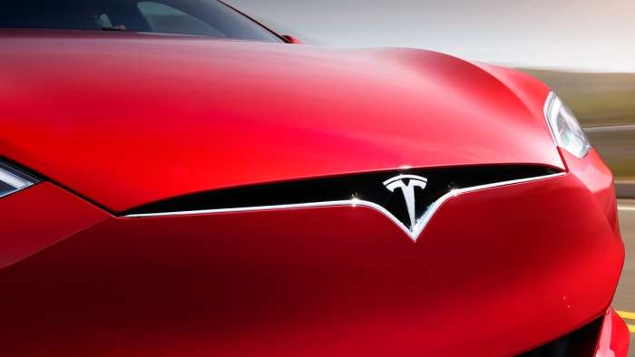 Red Tesla Model S