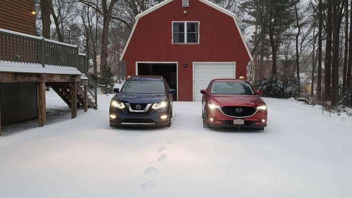 Bbest winter snow tires for Mazda CX-5 and Nissan Rogue.