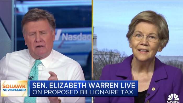 Senator Elizabeth Warren CNBC Interview