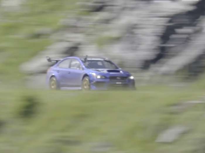 Subaru STI Type RA Time Attack Car, world record run, Transfagarasan Highway