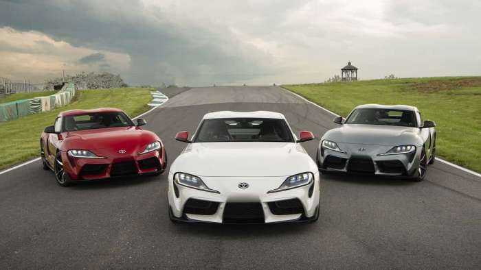 Toyota puts on strong Supra sales push.