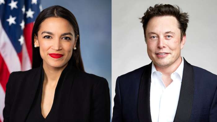 Tesla CEO Elon Musk & Congresswoman Alexandria Ocasio-Cortez