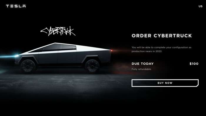 Tesla Stops Accepting Cybertruck Orders After Elon Musk Revealed It’s