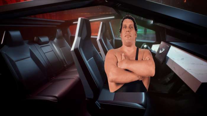 Tesla Cybertruck Will Fit Even Andre the Giant