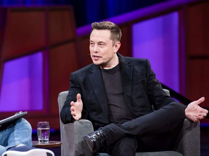 Tesla CEO Elon Musk Speaking 1200x900