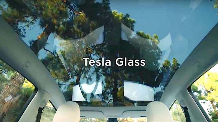 Tesla uses special acoustic glass for noise reduction