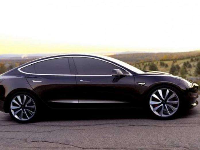 Tesla Model 3 black color