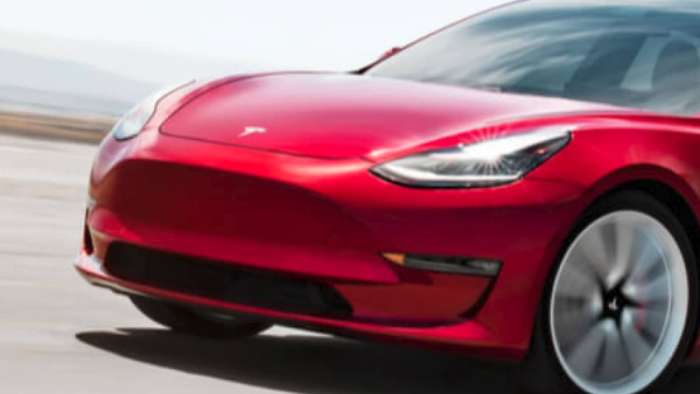 Tesla model 3 Red