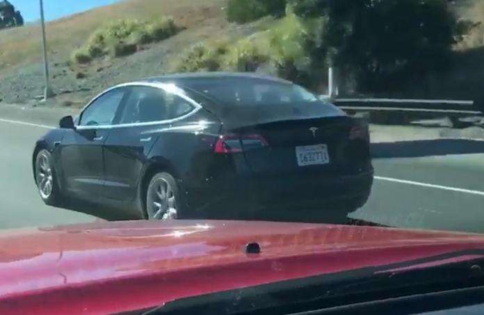 Tesla Model 3 video sighting