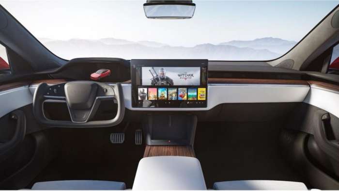 Tesla Model S new Interior