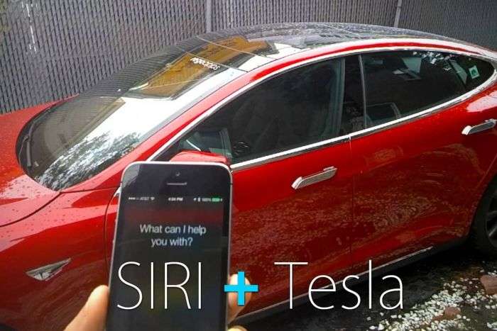 Tesla Model S Siri Integration