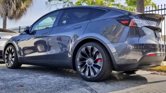 Tesla Model Y gray color