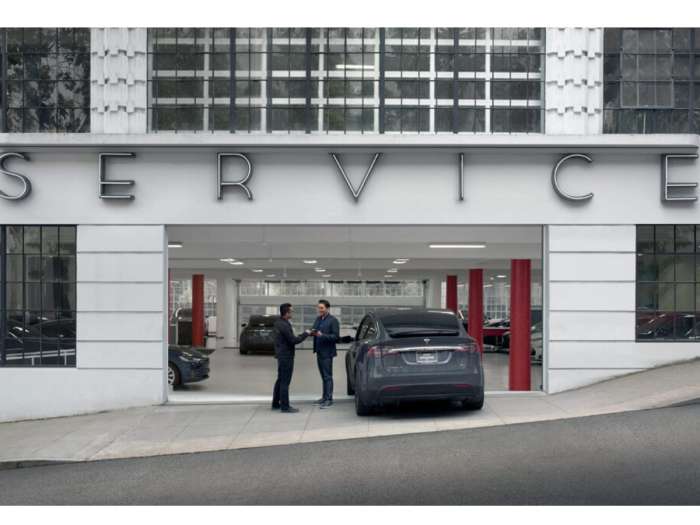 Tesla to adopt dealer repair model. 