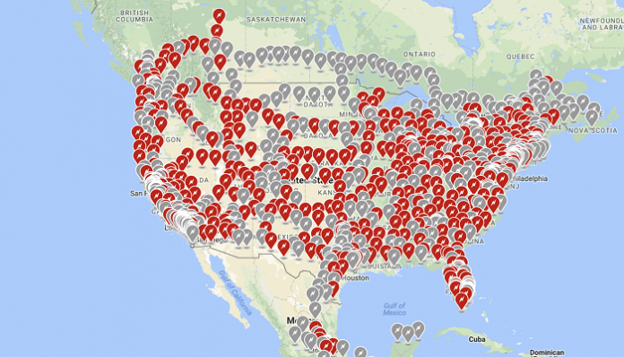 Here Is Tesla's Updated Supercharger Network Map and the New Urban