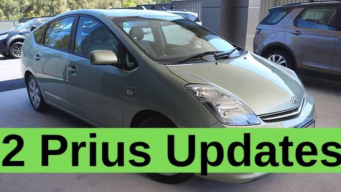 Toyota Prius updates for owners