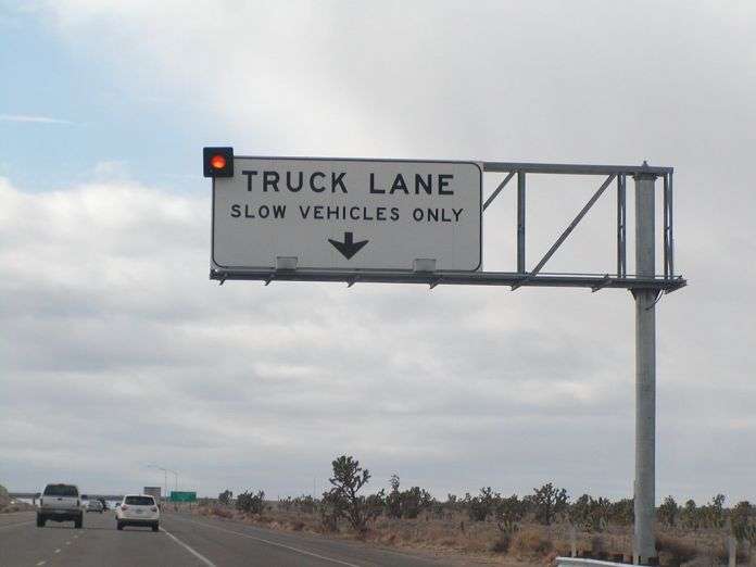Truck Lane for Tesla Semi