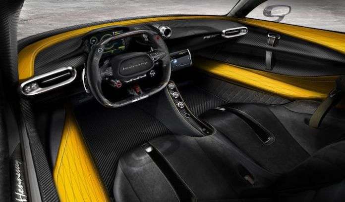 Hennessey F5, Koenigsegg Agera RS, world's fastest production car, interior