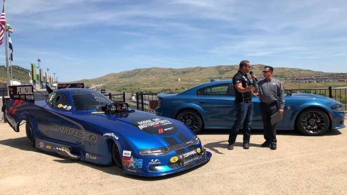 Matt Hagan Unveils his 11,000 HSP 2020 Dodge/SRTCharger Hellcat Funny Car