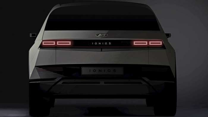 Ioniq 5 rear teaser