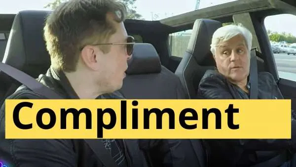 Jay Leno tells what he thinks about the Tesla Cybertruck in Elon Musk's Presence