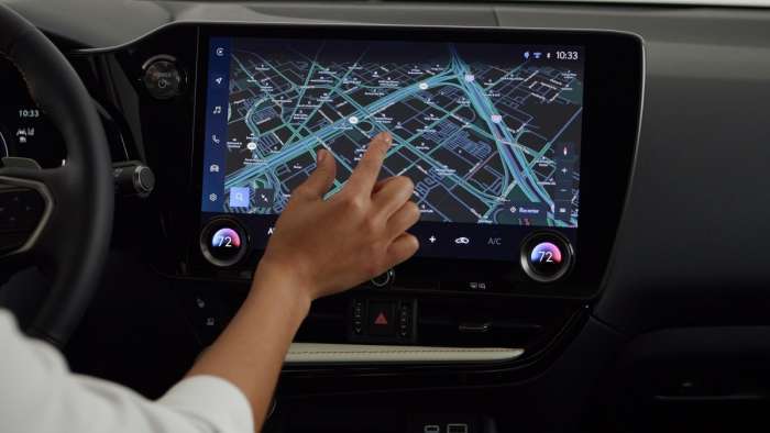 Lexus Interface multimedia screen navigation