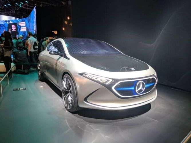 Mercedes EQ Concept at CES 2018