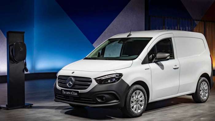 Mercedes Benz eCitan delivery electric vehicle