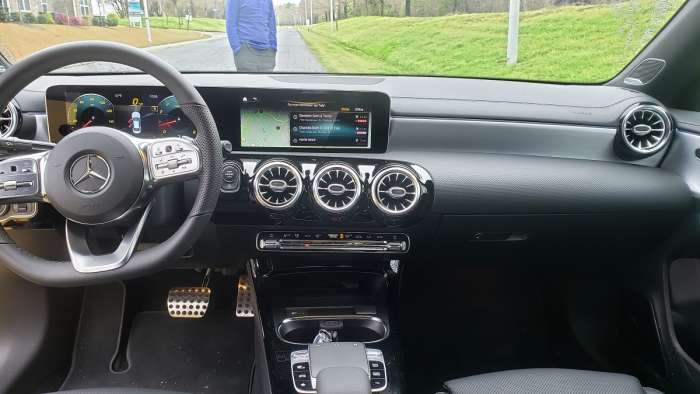 Mercedes 2020 CLA 250 4MATIC front interior and dash
