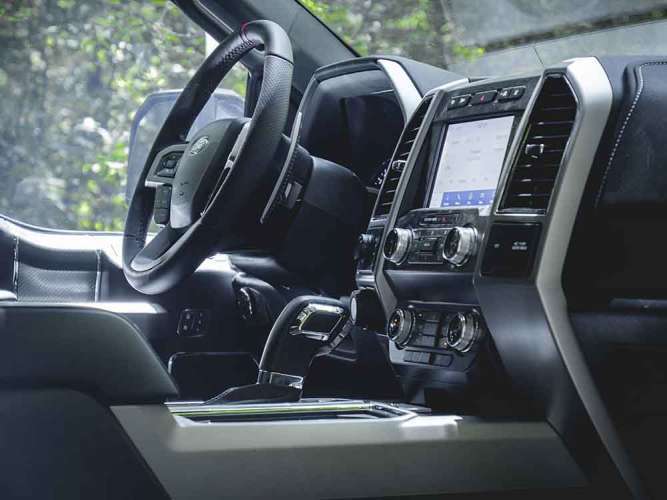 Ford Mil-Spec F-150 supertruck interior
