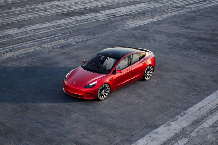 Tesla Model 3, Courtesy of Tesla Inc.