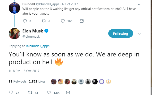 musk production hell